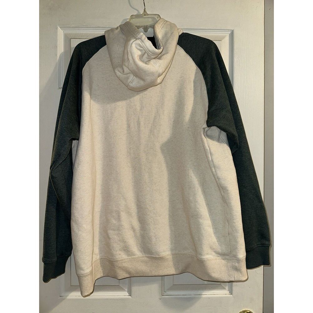 Columbia Men's XXL Hart Mountain II Hoodie Oatmeal Heather/ Spruce Heather - Picture 5 of 11